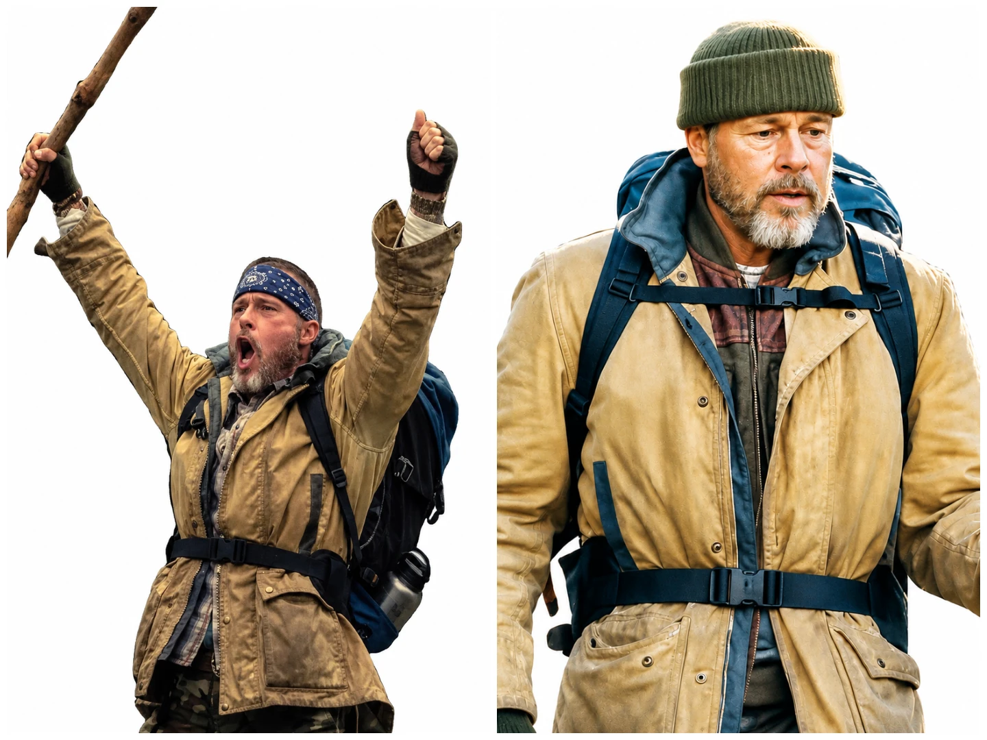 Brad Pitt Heart of the Beast 2026 Tan Field Jacket