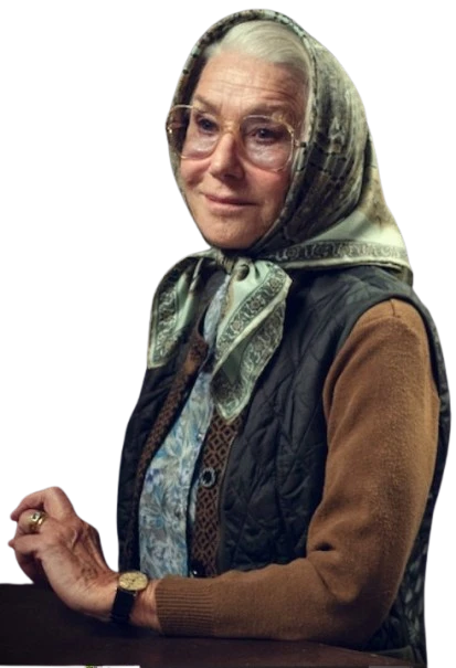 Helen Mirren Thursday Murder Club Vest