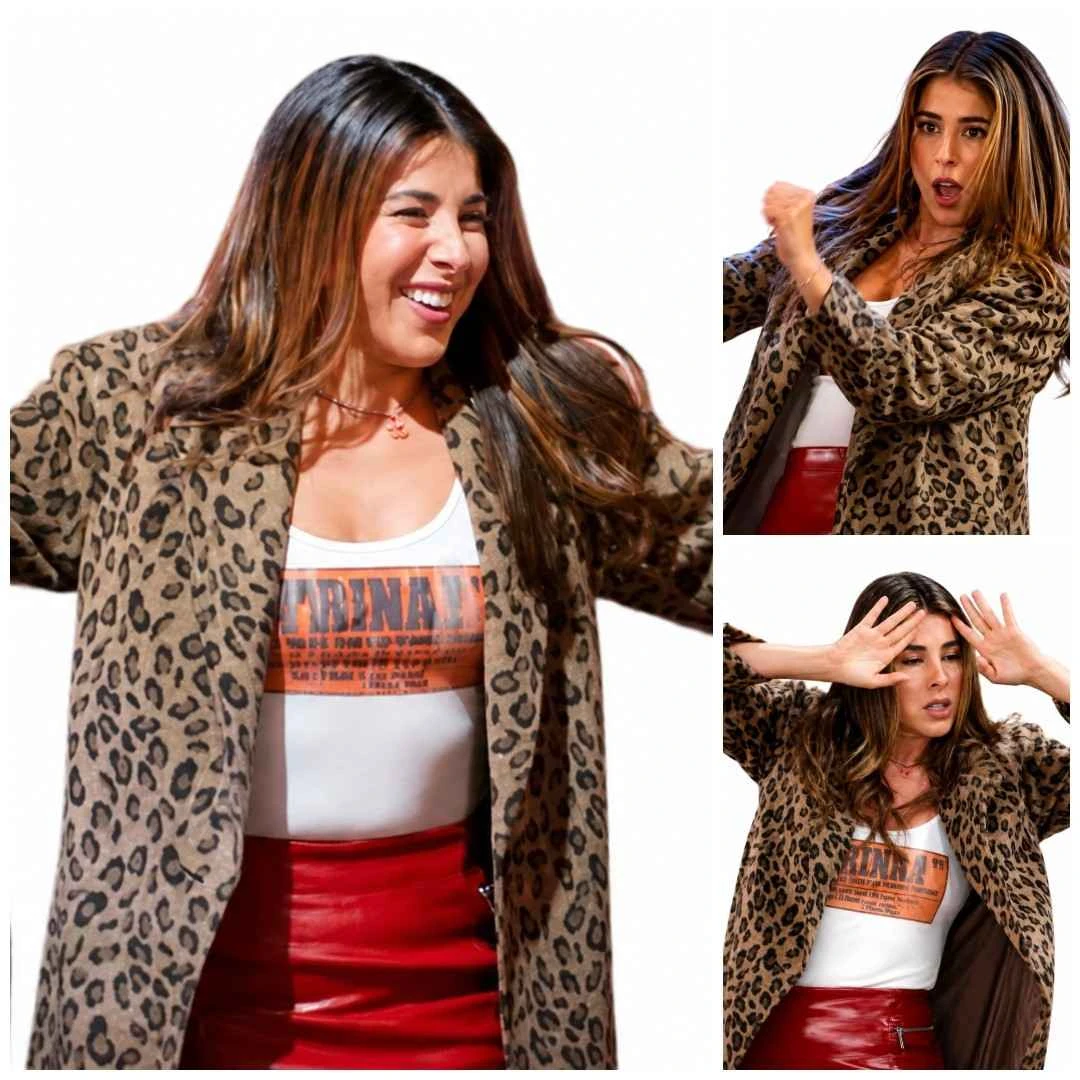 Daniella Monet Leopard Print Coat Hollywood Arts 2026