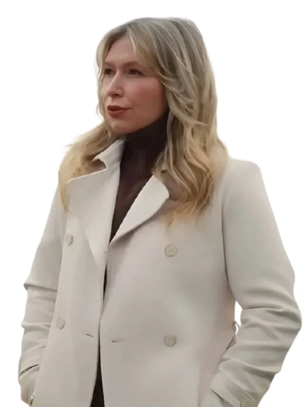 Hudson and Rex Lauren Vandenbrook White Wool Coat