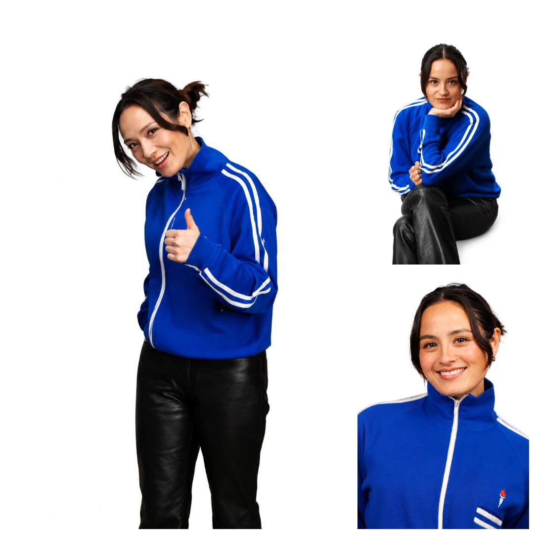Chase Sui Wonders Blue Track Jacket from I Want Your Sex Movie