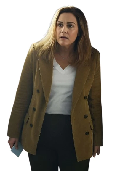 Irish Blood 2025 Alicia Silverstone Brown Blazer