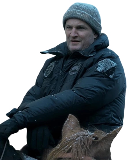 Jason Clarke Black Puffer Jacket