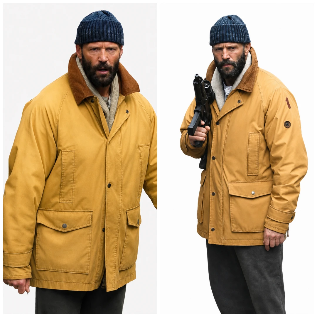 The Beekeeper 2 Jason Statham Mustard Cotton Jacket