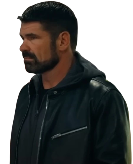 Jason William Day 2025 Black Leather Jacket