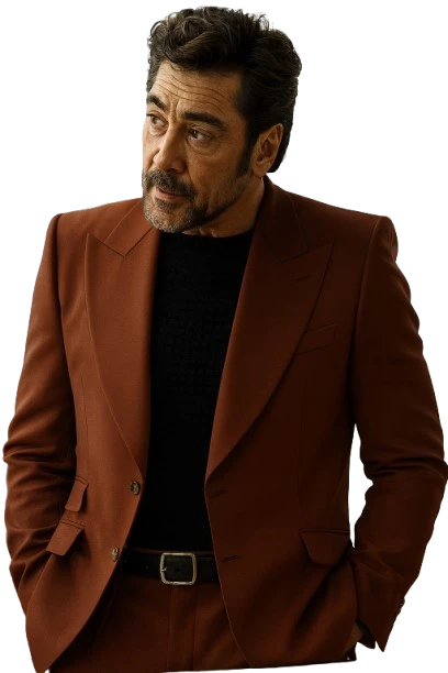 Javier Bardem Brown Coat