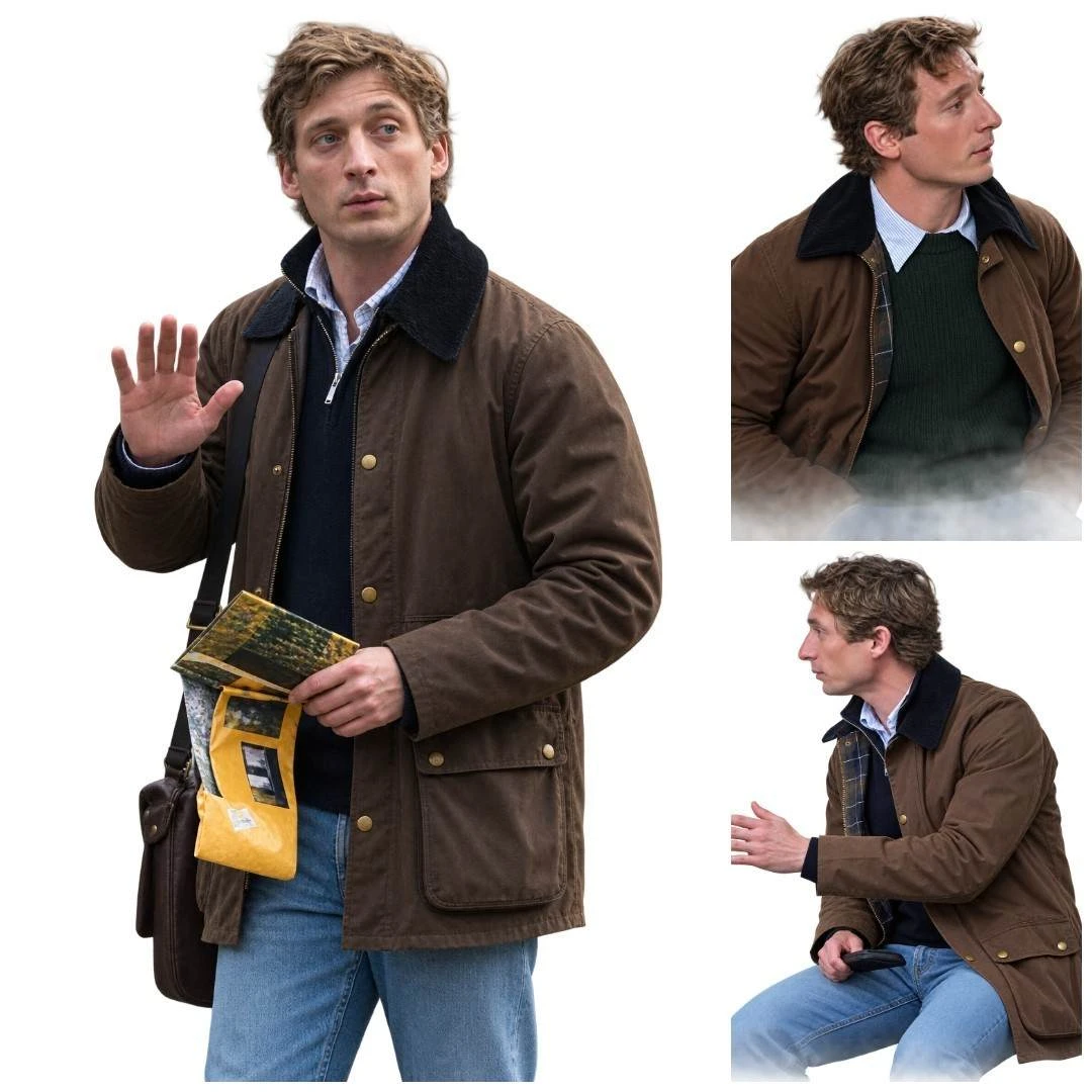 Jeremy Allen White The Social Reckoning Brown Jacket