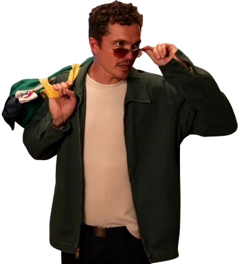 Karl Glusman Eenie Meanie Green Cotton Jacket Karl Glusman Green Cotton Jacket