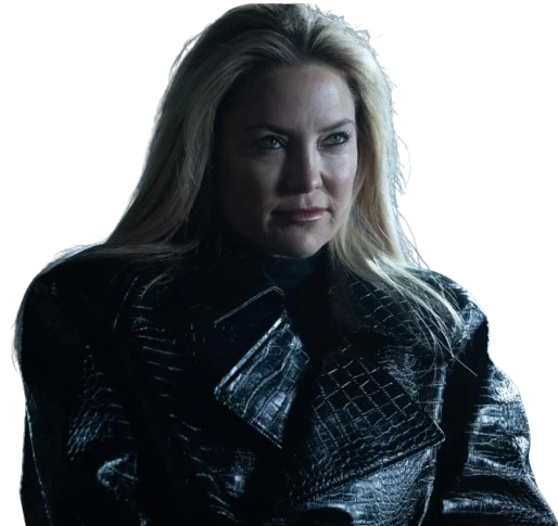 Kate Hudson Shell Black Crocodile Jacket Kate Hudson Shell Black Jacket