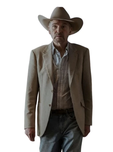 Landman Billy Bob Thornton Beige Blazer Landman Billy Bob Thornton Beige Blazer