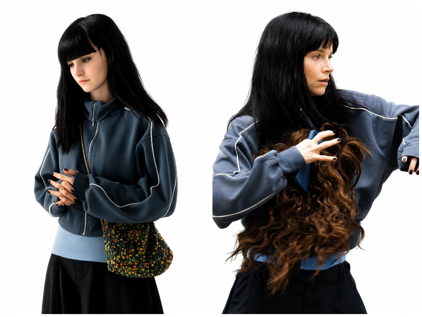 Lola Petticrew wearing the Blue Track Jacket in Furious (2026)