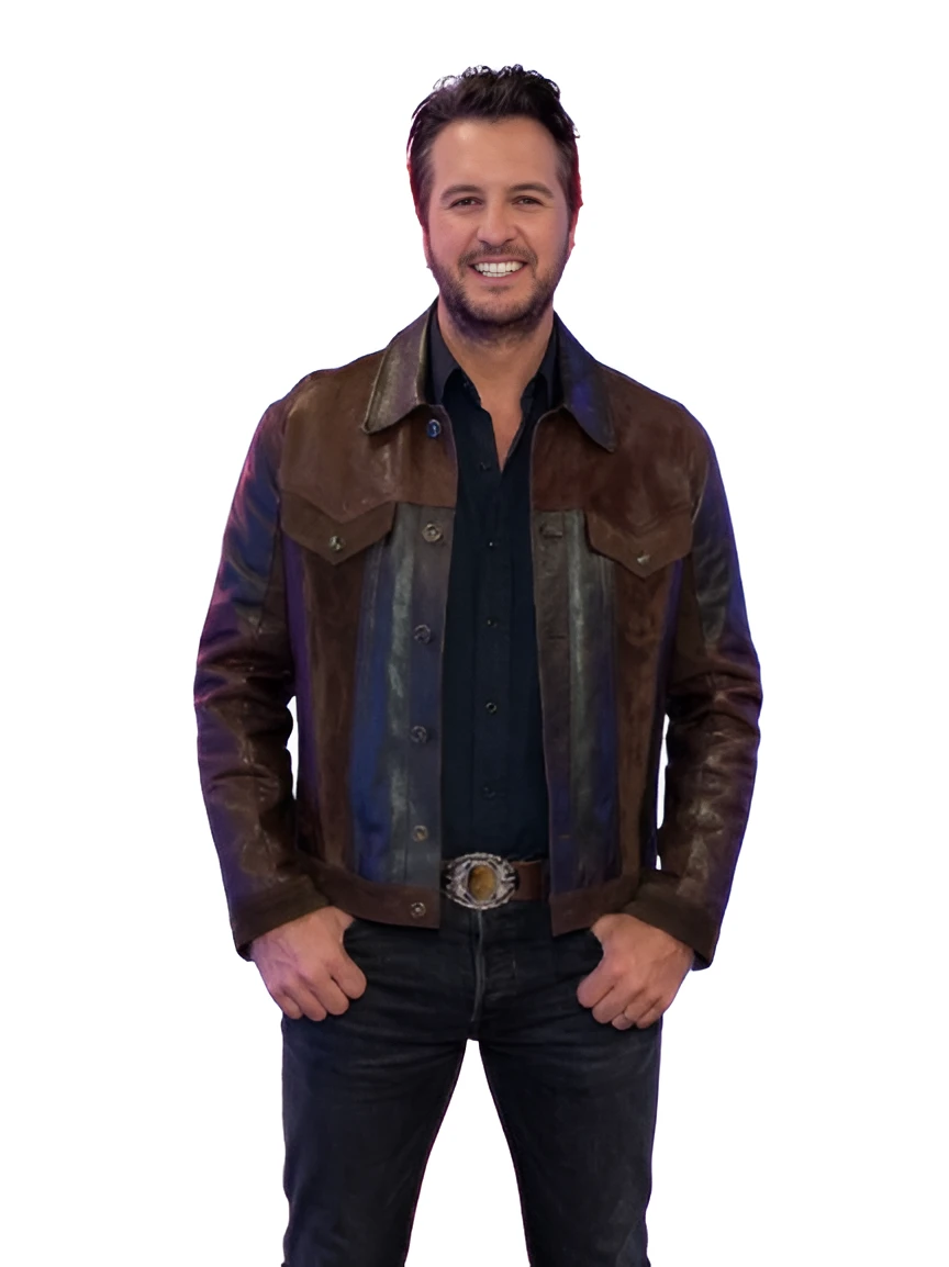 Luke Bryan American Idol 2026 Leather Jacket | America Suits