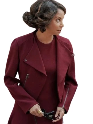 Silver Boston Blue Maroon Jacket