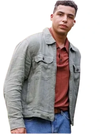 Marcus Scribner Grey Cotton Jacket Marcus Scribner Grey Cotton Jacket