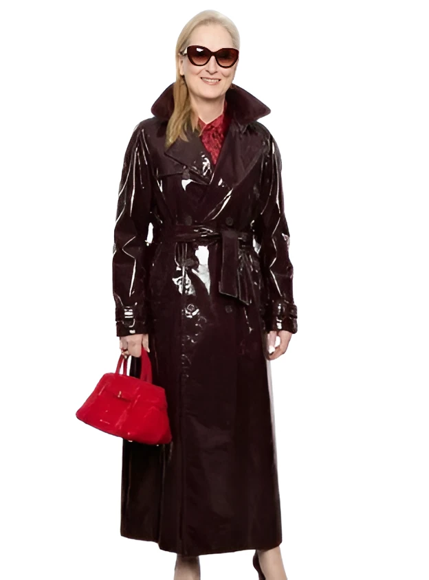 Meryl Streep Devil Wears Prada 2 Press Tour Coat Women Elegant Long Coat Outfit