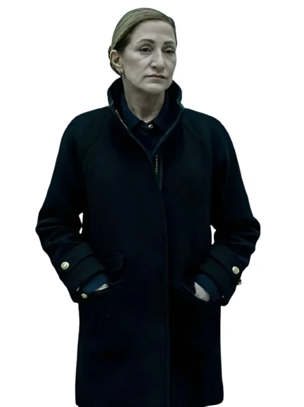 Nina Hobbs Mayor of Kingstown S04 Black Coat Nina Hobbs Mayor of Kingstown S04 Black Coat