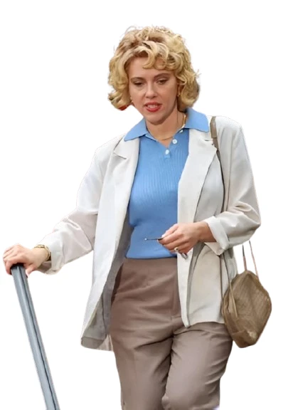 Paper Tiger Scarlett Johansson White Blazer Paper Tiger Scarlett Johansson White Blazer