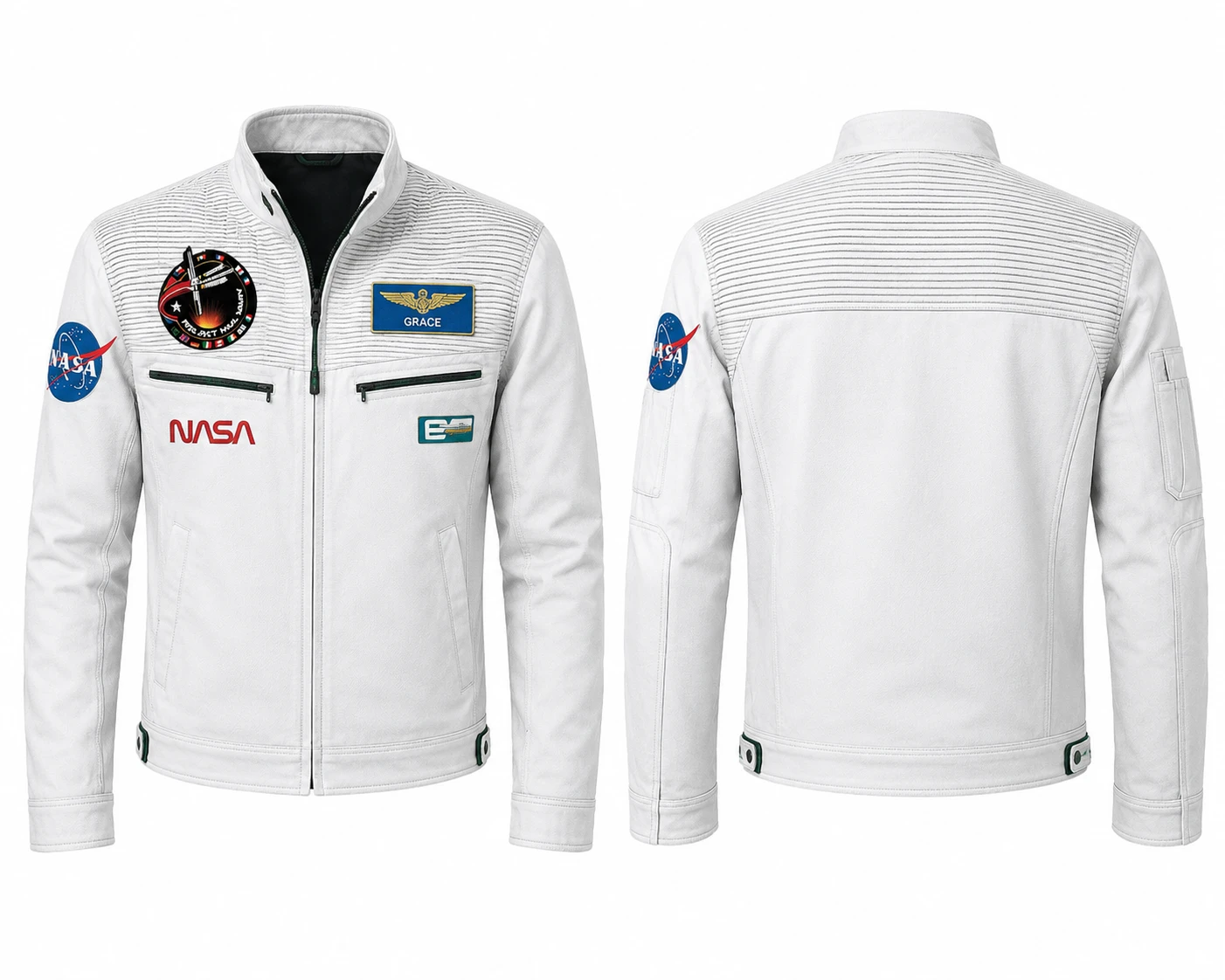 Ryan Gosling wearing the Project Hail Mary 2026 White Cotton Jacket