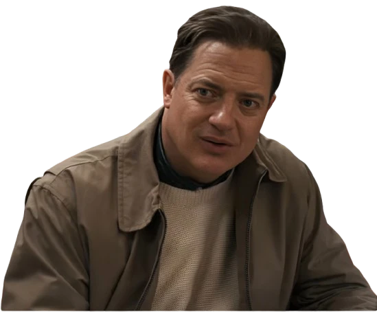 Rental Family 2025 Brendan Fraser Beige Cotton Jacket