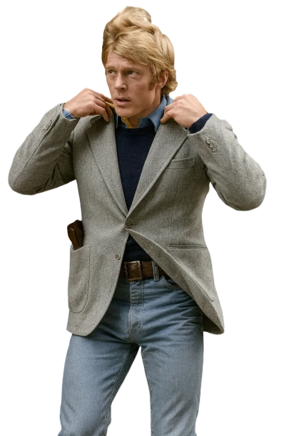Robert Redford Gray Blazer