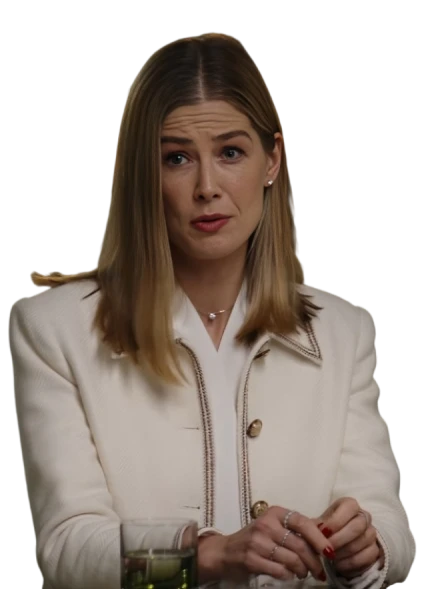 Now You See Me 3 Rosamund Pike White Coat