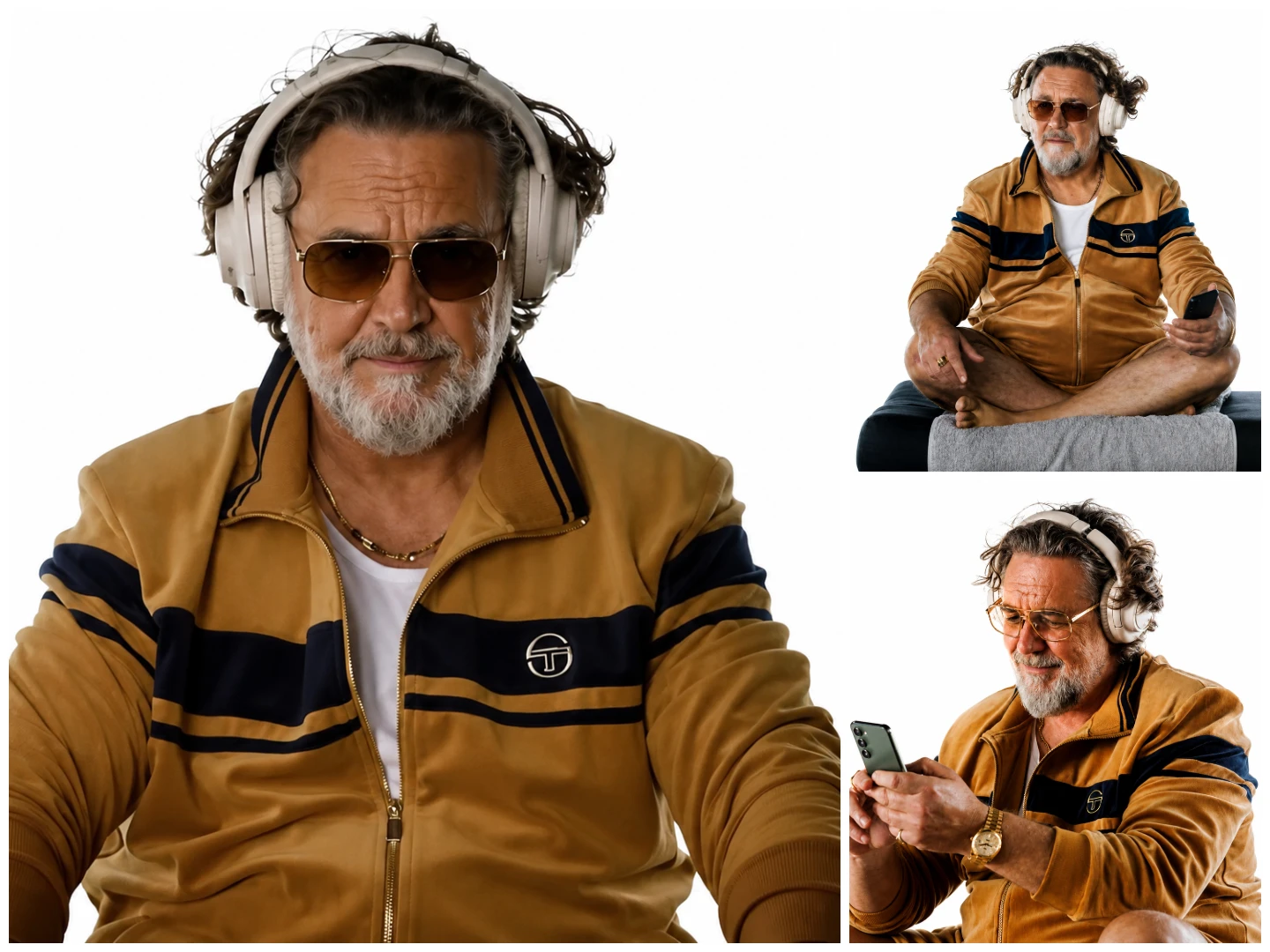 Russell Crowe Brown Track Jacket From The Get Out 2026