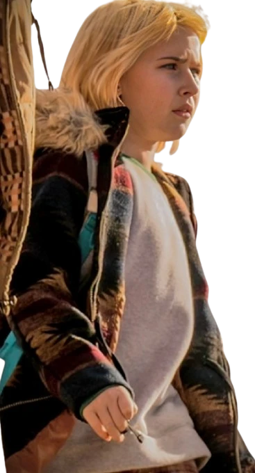 Ana Sophia Heger She Rides Shotgun Fur Hooded Jacket