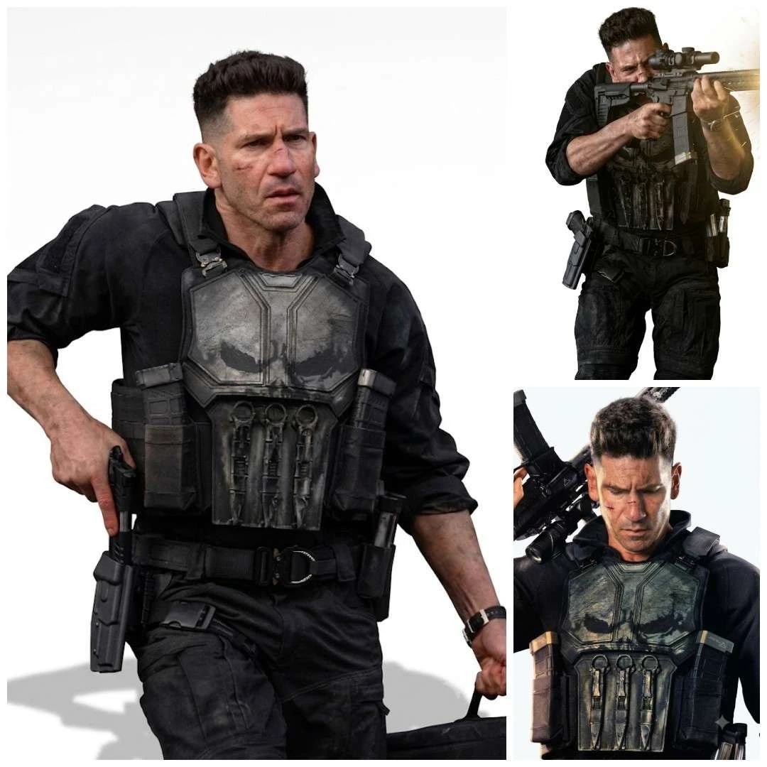 Jon Bernthal Spider-Man Brand New Day Black Punisher Vest