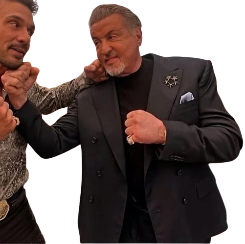 Sylvester Stallone Tulsa King S03 Black Blazer