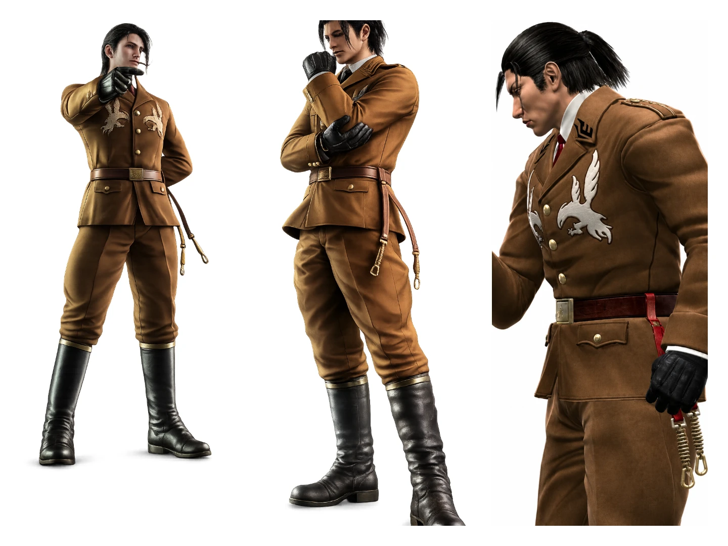 Tekken 8 Sergei Dragunov Brown Military Costume inspired by Sergei Dragunov from Tekken 8