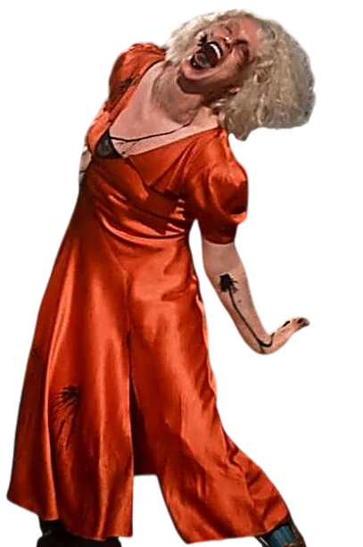 Jessie Buckley Orange Satin Dress