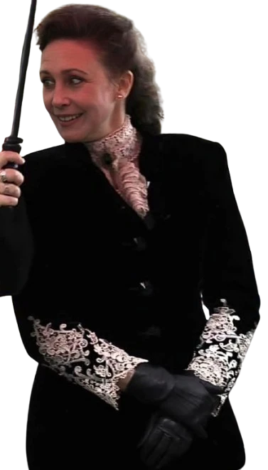 Vera Farmiga Embroidered Coat