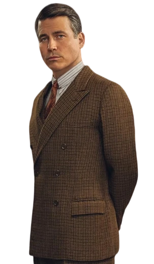 Thomas Barrow Downton Abbey Brown Checkered Coat Downton Abbey Thomas Barrow Coat