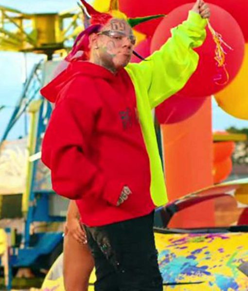 6ix9ine TUTU Tekashi Hoodie Jacket 6ix9ine TUTU Tekashi Hoodie Jacket