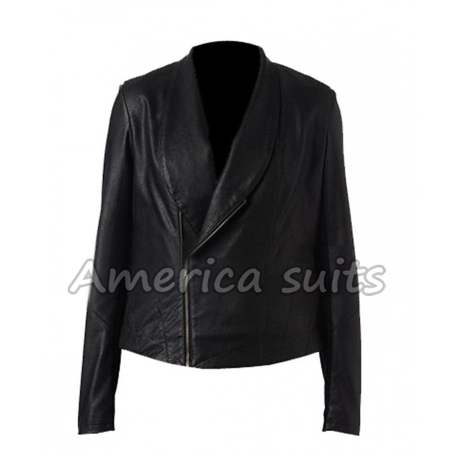 Asymmetrical faux Leather motorcycle jacket faux leather motorcycle jacket Asymmetrical faux Leather motorcycle jacket faux leather motorcycle jacket