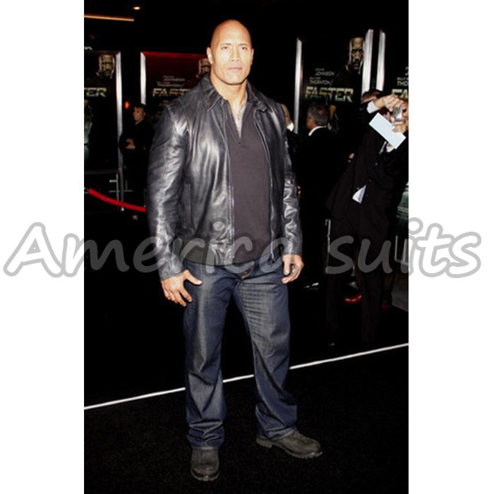 The Rock Leather Jacket The Rock Leather Jacket