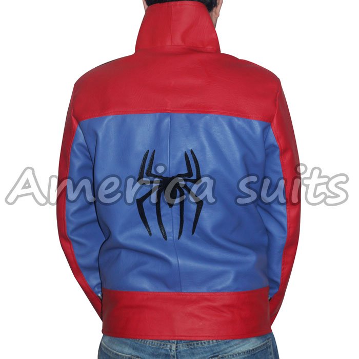 Amazing Spiderman Leather Jacket Spiderman Movie jacket