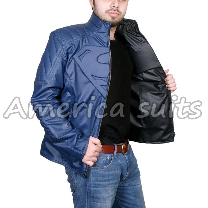 Reversible Batman And Superman Leather Jacket new-2015-superman-vs-batman-reversable-leather-jacket