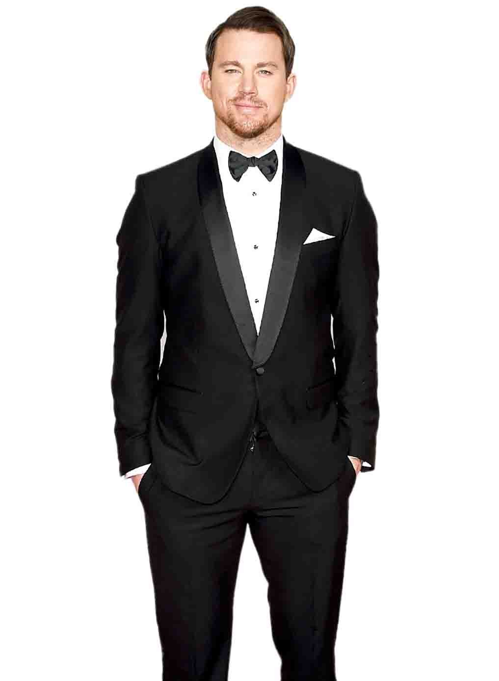 Channing Tatum Black Shawl Lapel Tuxedo Channing_Tatum_Oscar_Black_Shawl_Lapel_Tuxedo