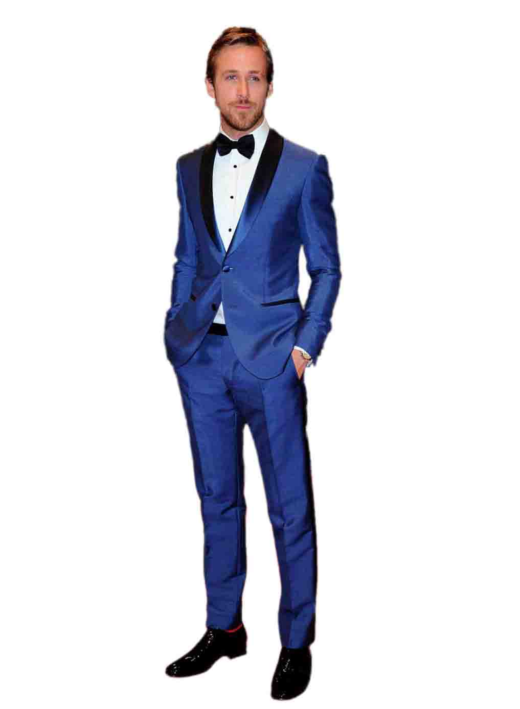 Ryan Gosling Blue Tuxedo | 30% OFF