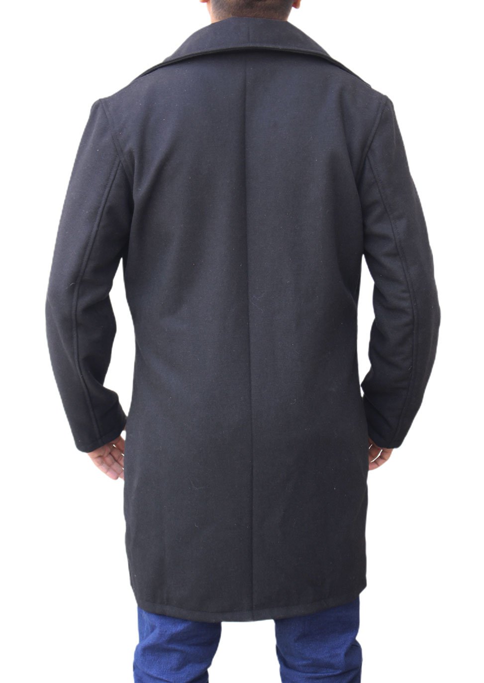 Yellowstone Ryan Pea Coat Yellowstone-Black-Coat