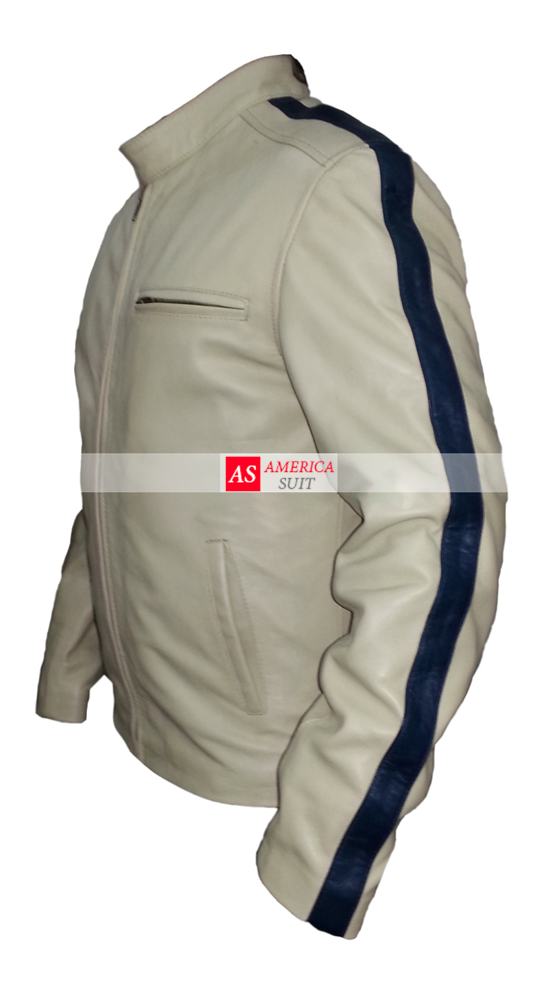 Aaron Paul Need For Speed White Jacket Aaron Paul Need For Speed Movie Jacket