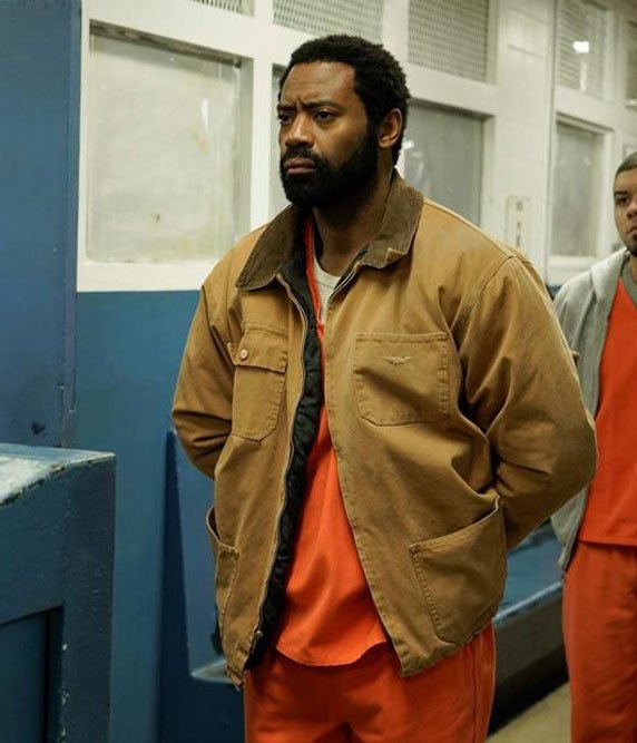 Aaron Wallace For Life Brown Jacket For-Life-TV-Series-Nicolas-Pinnock-Brown-Jacket
