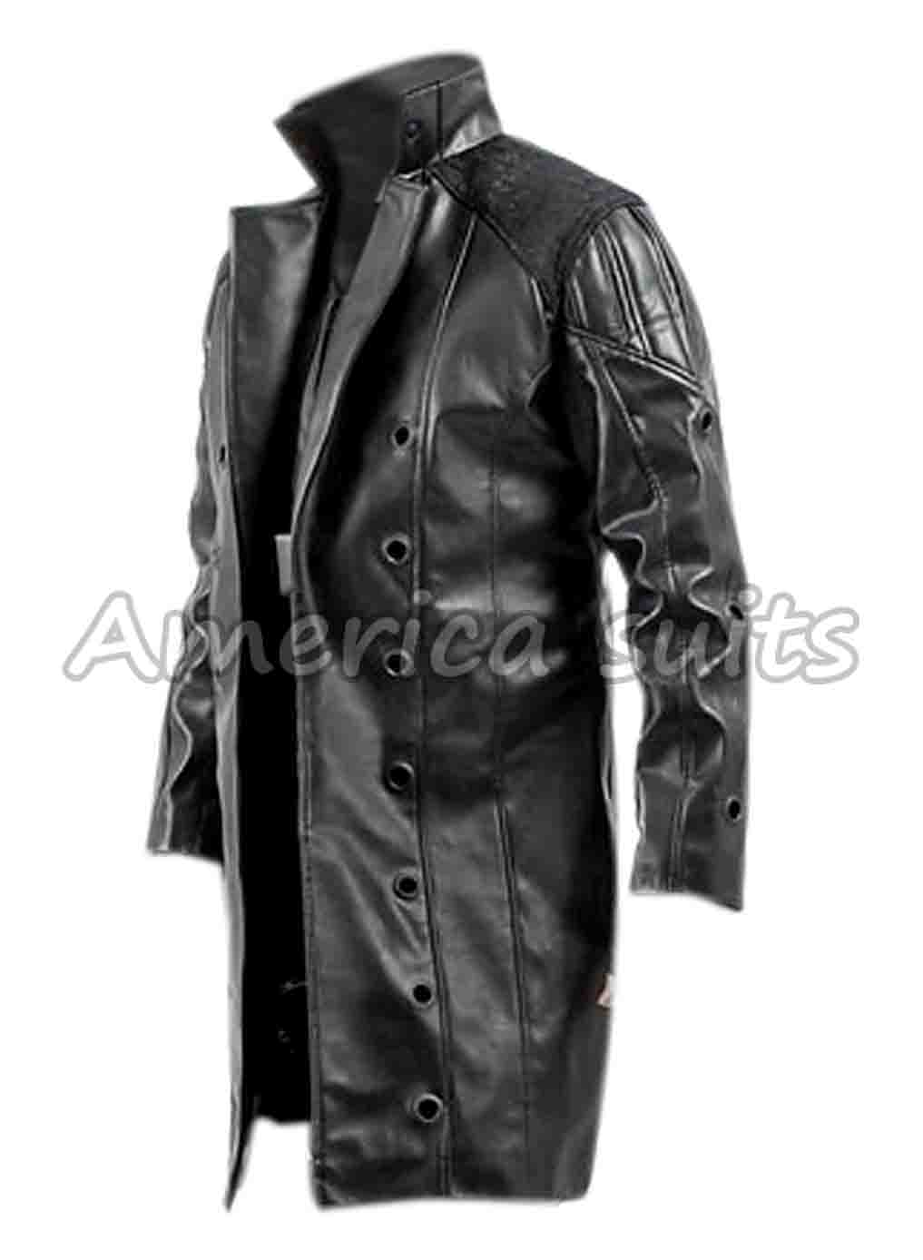 Human Revolution Adam Jensen Black Long Coat