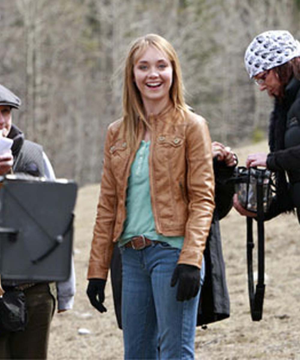 Amy Fleming Heartland Leather Jacket Amy-Fleming-Heartland-Leather-Jacket