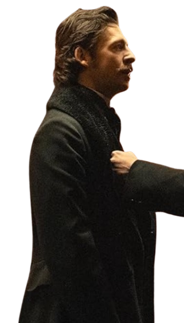 Anthony Boyle Black Long Coat