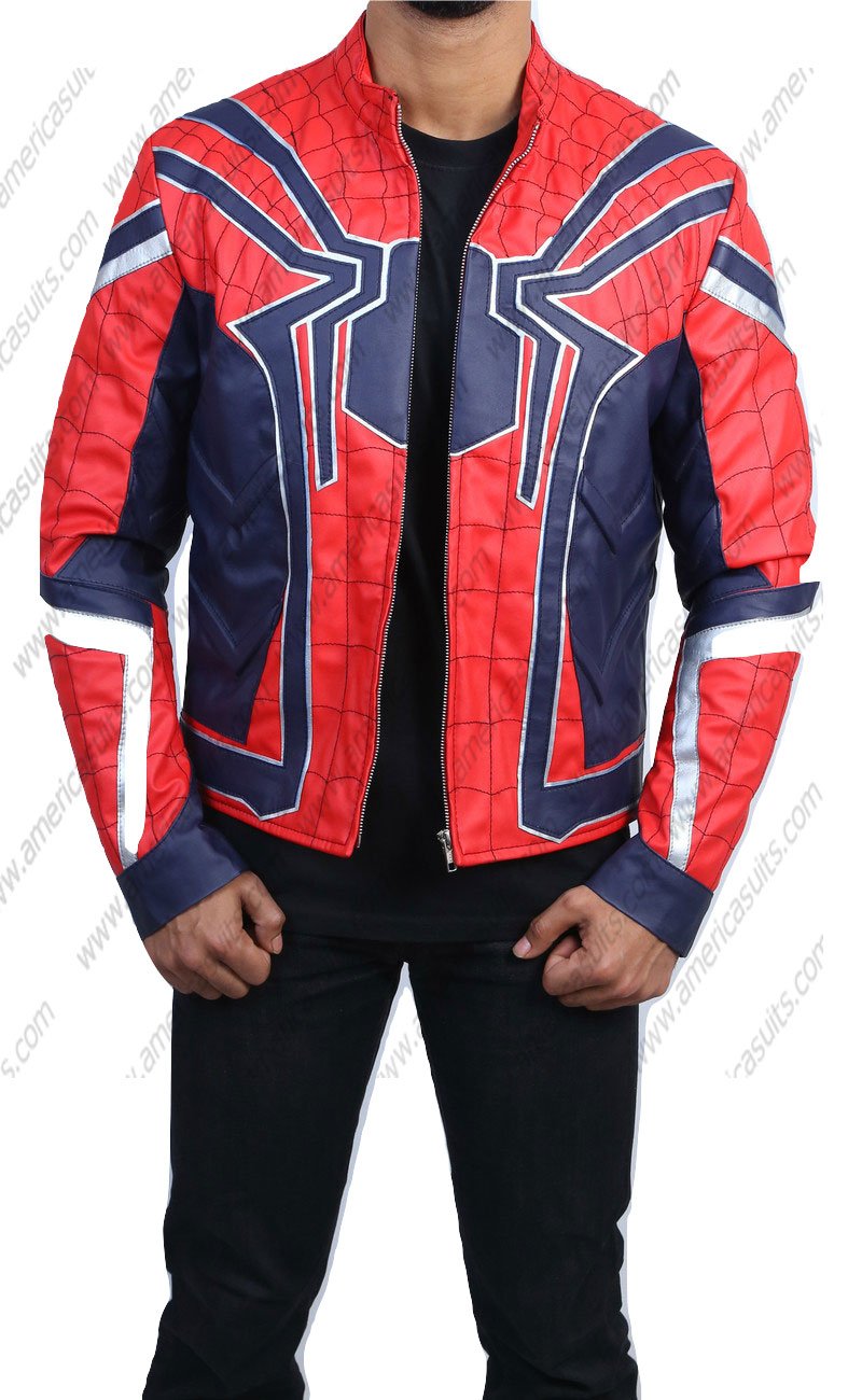 Avengers Spiderman Tom Holland Jacket Avngs-Spider-Man-Jacket