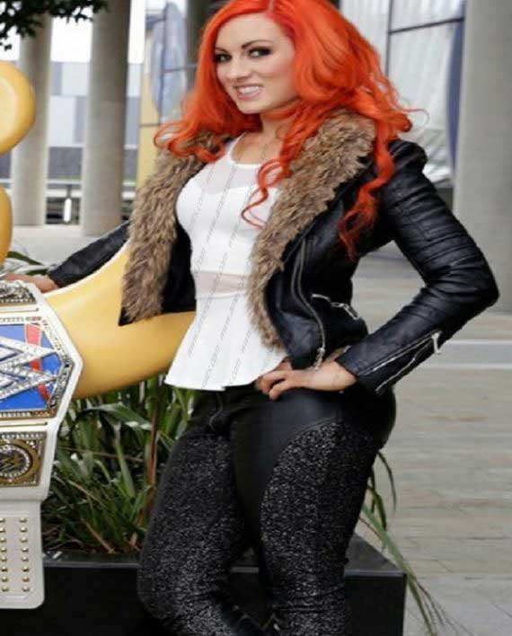 becky lynch leather jacket