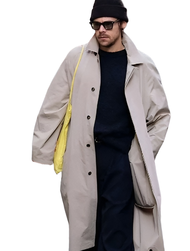 Beige Trench Coat 2025 Harry Styles Beige Trench Coat 2025 Harry Styles