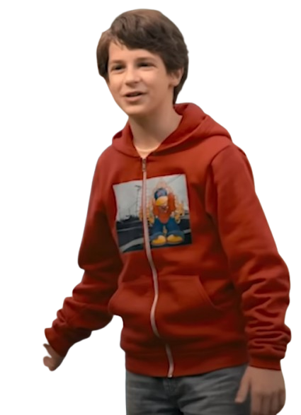 Benjamin Pajak Playdate Red Hoodie